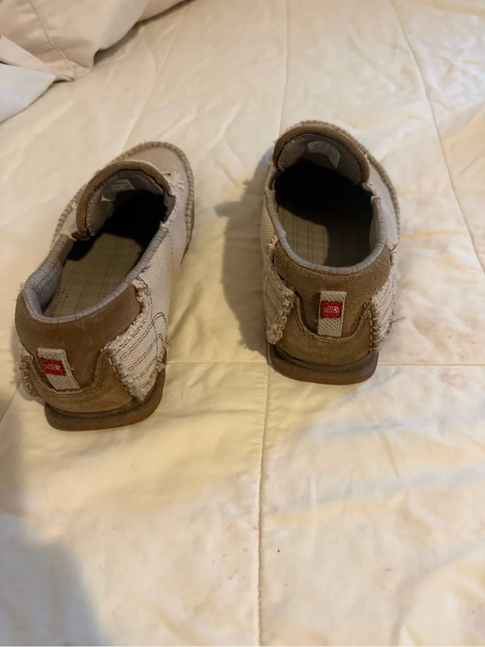 The North Face Men’s Slip-On Loafers in Beige and Brown